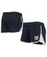 Women's Navy Washington Nationals Stretch French Terry Shorts