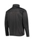 ფოტო #2 პროდუქტის Men's Heather Black Las Vegas Raiders Freestyle Coated Tech Fleece Full-Zip Jacket