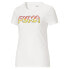 Фото #1 товара Puma Modern Sports Fashion Graphic Crew Neck Short Sleeve T-Shirt Womens White C