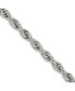 ფოტო #2 პროდუქტის Stainless Steel 7mm Rope Chain Necklace