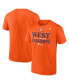 ფოტო #1 პროდუქტის Men's Orange Houston Astros 2023 AL West Division Champions Locker Room T-Shirt