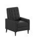 Фото #3 товара Darcy Recliner Chair Mid-Century Modern Tufted Upholstery Ergonomic Push Back Living Room Recliner