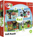 Trefl PUZZLE 4w1 12/15/20/24 Wesoły Bing 34631