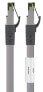 Goobay RJ45 (CAT 6A - 500 MHz) Patch Cable with CAT 8.1 S/FTP Raw Cable - grey - 15m - 15 m - Cat8.1 - S/FTP (S-STP) - RJ-45 - RJ-45 - фото #13