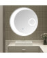 24 Inch Switch-Held Memory LED Mirror, Wall-Mounted Vanity Mirrors, Bathroom Anti-Fog Mirror