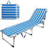 AKTIVE Textilano 188x58x30 cm Folding Sun Loungers