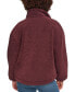 ფოტო #2 პროდუქტის Women's Sherpa Stand Collar Zip Up Jacket