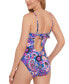 Фото #3 товара Women's Floral-Print One-Piece Swimsuit, Created for Macy's