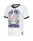 Women's White New York Yankees Oversized Ringer T-Shirt