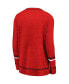 ფოტო #4 პროდუქტის Women's Red Ottawa Senators Giant Dreams Speckle Long Sleeve T-shirt