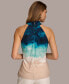 ფოტო #2 პროდუქტის Donna Karan Women's Printed Halter Top