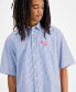 Фото #2 товара Men's Boxy-Fit Logo Shirt