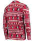 ფოტო #4 პროდუქტის Men's Garnet Florida State Seminoles Ugly Sweater Knit Long Sleeve Top and Pant Set