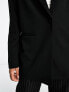 Фото #3 товара ASOS DESIGN Tall jersey slouchy suit blazer in black