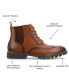 Фото #8 товара Men's Bowman Tru Comfort Foam Wingtip Lace-Up Ankle Boots