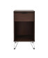 Фото #1 товара Industrial Nightstand with Storage for Modern Bedroom