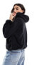 Фото #3 товара The Couture Club teddy fleece hoodie in black