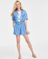 Фото #2 товара Women's High-Rise Chambray Easy Shorts, Created for Macy's