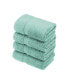 Фото #2 товара Highly Absorbent 4 Piece Egyptian Cotton Ultra Plush Solid Hand Towel Set
