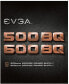 Фото #2 товара EVGA 500 BQ, 80+ BRONZE 500W, Halbmodular, FDB Fan, 3 Jahre Garantie, Netzteil 110-BQ-0500-K2