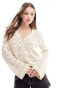 Фото #1 товара Vero Moda open knit cardigan in cream