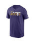 Фото #3 товара Men's Lamar Jackson Purple Baltimore Ravens Player Graphic T-shirt