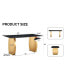 Фото #7 товара Mid-Century Modern Dining Table Chic Decor, Comfortable Seating