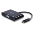 Фото #1 товара StarTech.com USB-C VGA Multiport Adapter - USB 3.0 Port - 60W PD - Wired - USB 3.2 Gen 1 (3.1 Gen 1) Type-C - 60 W - Black - 5 Gbit/s - 2048 x 1280 pixels