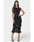 ფოტო #1 პროდუქტის Women's Tiered Lace Midi Dress