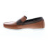 Фото #5 товара Bruno Magli Barca BARCA Mens Brown Leather Loafers & Slip Ons Penny Shoes 13