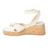 Фото #3 товара BEACH by Matisse Ibiza Espadrille Wedge Womens Off White Casual Sandals IBIZA-1