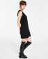 Фото #3 товара Women's Embellished Knit Mini Dress, Created for Macy's