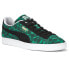 Фото #3 товара Puma Suede Animal Lace Up Womens Green Sneakers Casual Shoes 39110803