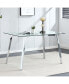 Фото #4 товара Modern Glass Dining Table for 46,51"x31"x30"