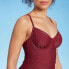 Women's Shirred Balconette Underwire One Piece Swimsuit - Shade & Shore