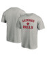 ფოტო #1 პროდუქტის Men's Heathered Gray Chicago Bulls Victory Arch T-Shirt