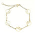 Gold-plated steel chain bracelet TH2780326