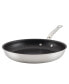 Фото #1 товара Thomas Keller Insignia Commercial Clad Stainless Steel with Titum Nonstick 11" Open Saute Pan