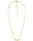Фото #1 товара Fossil heritage D-Link Gold-Tone Stainless Steel Chain Necklace