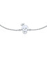 Фото #2 товара Whimsical Ankle Bracelet Heart Eyes Smiling Caribbean Pirate Charm Crown Skull Anklet For Women Teens Hot Wife Sterling Silver Adjustable 9 To 10 Inch