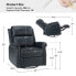 Chapas Transitional Genuine Leather Power Recliner