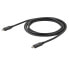 Фото #3 товара StarTech.com USB-C Cable with Power Delivery (3A) - M/M - 2 m (6 ft.) - USB 3.0 - USB-IF Certified - 2 m - USB C - USB C - USB 3.2 Gen 1 (3.1 Gen 1) - 5000 Mbit/s - Black