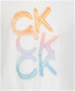 Фото #2 товара Футболка для малышей Calvin Klein Big Girls Float Logo Stack