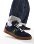 Фото #5 товара Polo Ralph Lauren Heritage Aera trainer with gumsole in navy and green