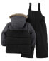 Toddler 2-Piece Faux Fur Hooded Snowsuit Set 3T