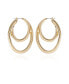 ფოტო #1 პროდუქტის Gold-Tone Double Hoop Earrings