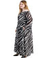 Фото #3 товара Plus Size Off-The-Shoulder Maxi Dress, Created for Macy's