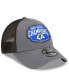 ფოტო #3 პროდუქტის Men's Graphite Los Angeles Rams 2021 NFC West Division Champions 9FORTY Trucker Snapback Hat