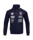 Men's Navy Houston Astros Fast Lane Full-Zip Track Jacket