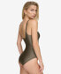 Фото #2 товара Twist-Front Tummy-Control One-Piece Swimsuit, Created for Macy's